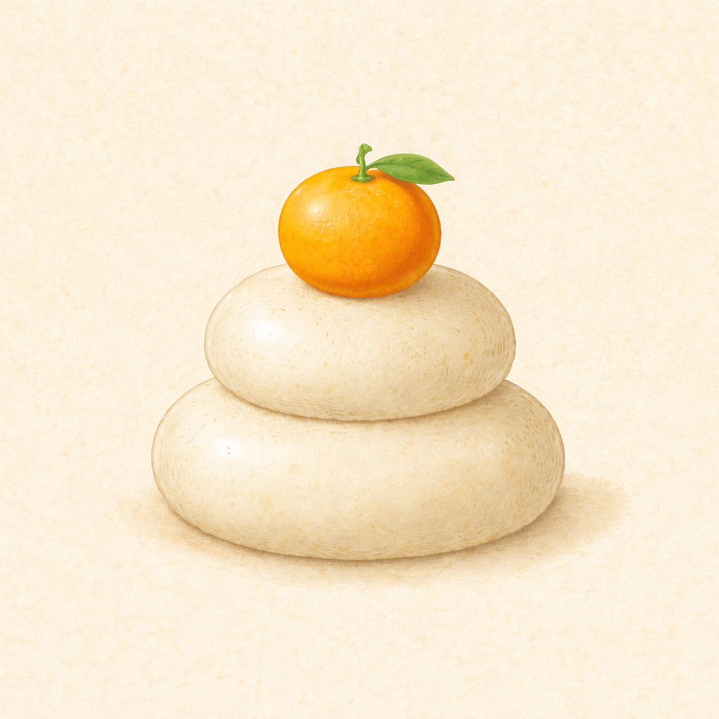 鏡餅のイラスト