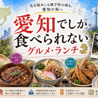 愛知でしか食べられないグルメ・ランチ完全ガイド｜カテゴリ別に迷わず選ぶ