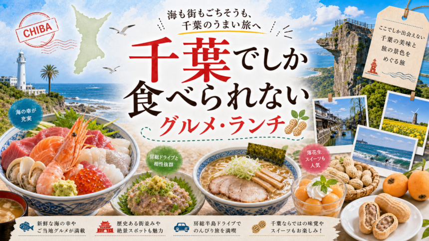 千葉でしか食べられないグルメ・ランチ完全ガイド｜カテゴリ別に迷わず選ぶ