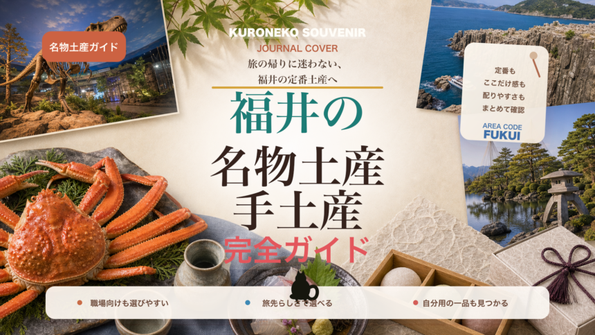 福井の名物土産・手土産おすすめ完全ガイド｜迷ったらまずこれ