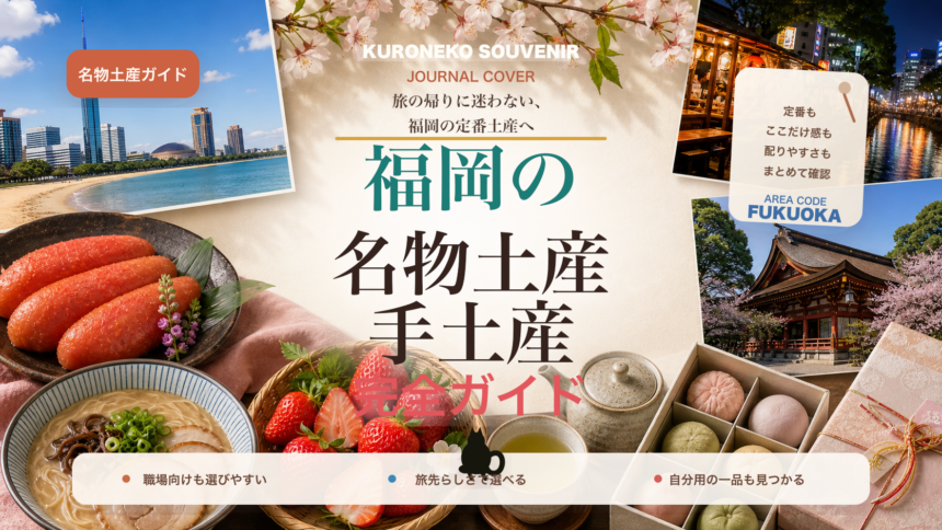 福岡の名物土産・手土産おすすめ完全ガイド｜迷ったらまずこれ
