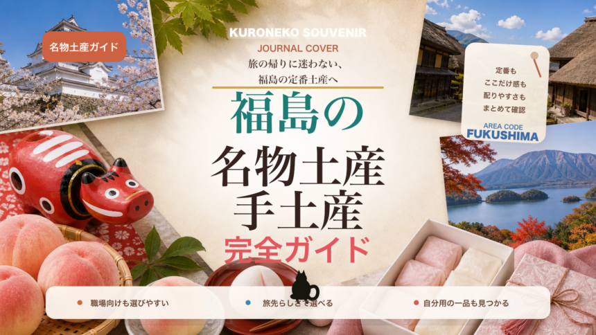 福島の名物土産・手土産おすすめ完全ガイド｜迷ったらまずこれ