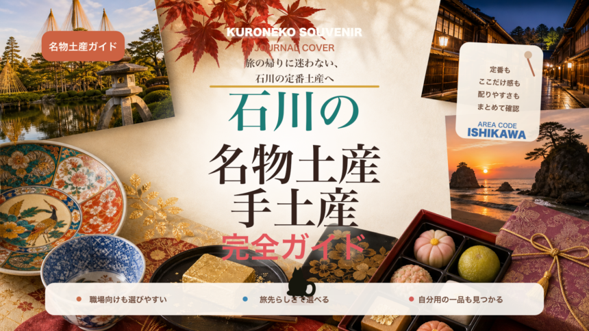 石川の名物土産・手土産おすすめ完全ガイド｜迷ったらまずこれ