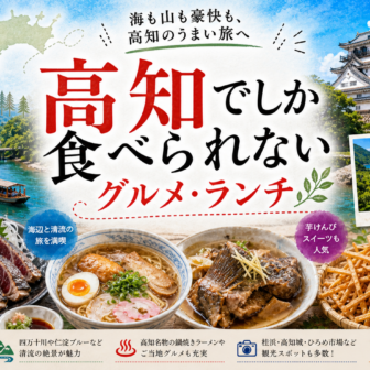 高知でしか食べられないグルメ・ランチ完全ガイド｜カテゴリ別に迷わず選ぶ