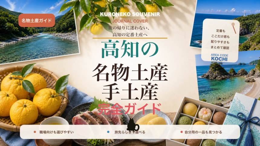 高知の名物土産・手土産おすすめ完全ガイド｜迷ったらまずこれ