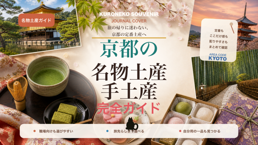 京都の名物土産・手土産おすすめ完全ガイド｜迷ったらまずこれ