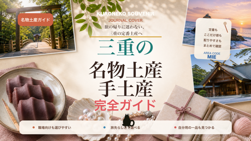 三重の名物土産・手土産おすすめ完全ガイド｜迷ったらまずこれ