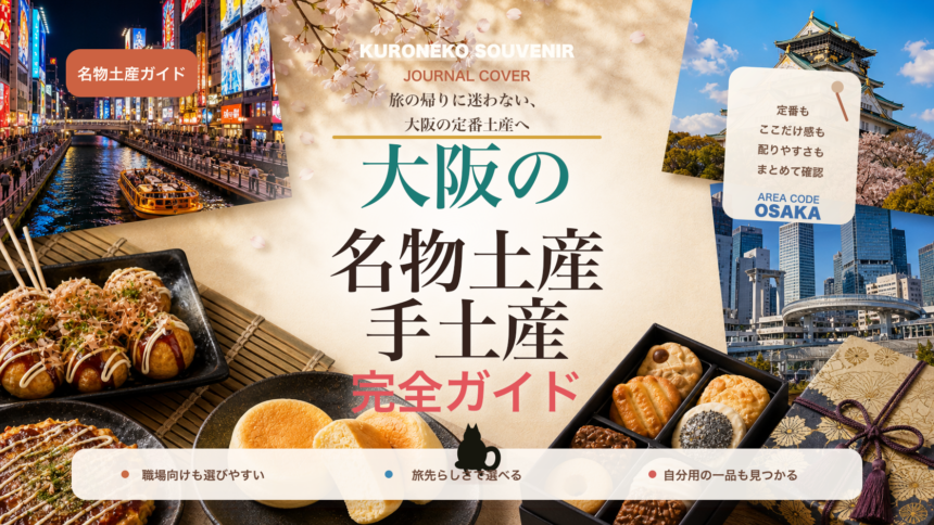 大阪の名物土産・手土産おすすめ完全ガイド｜迷ったらまずこれ