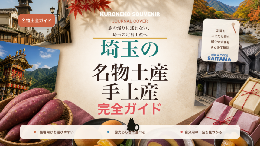 埼玉の名物土産・手土産おすすめ完全ガイド｜迷ったらまずこれ