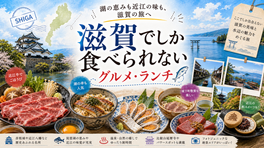 滋賀でしか食べられないグルメ・ランチ完全ガイド｜カテゴリ別に迷わず選ぶ