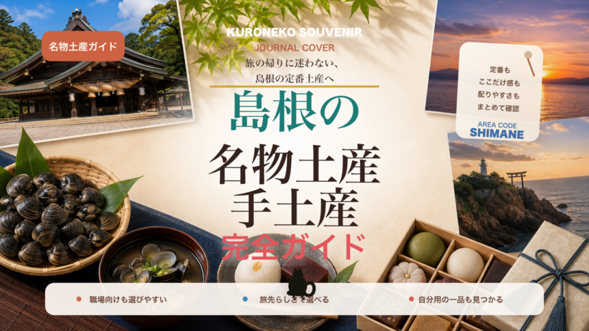 島根の名物土産・手土産おすすめ完全ガイド｜迷ったらまずこれ