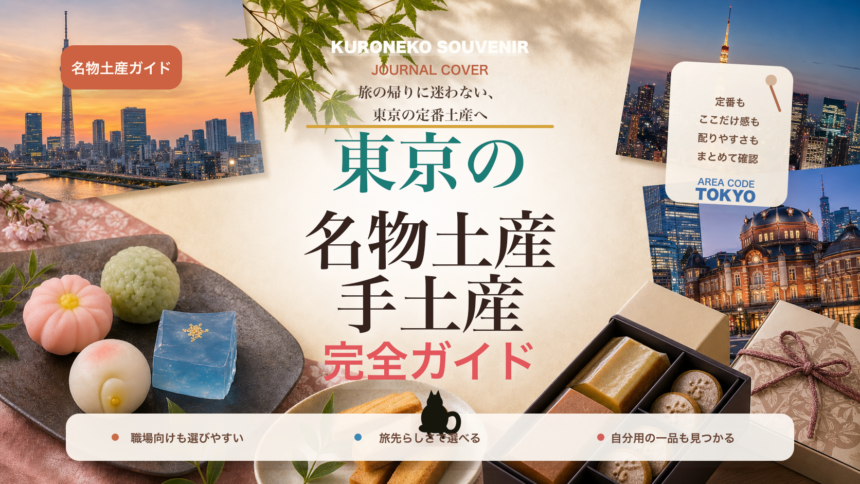 東京の名物土産・手土産おすすめ完全ガイド｜迷ったらまずこれ