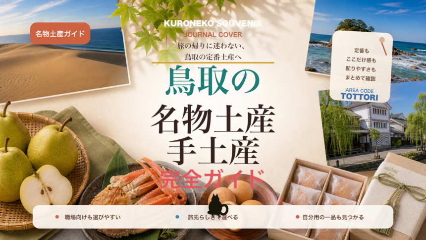 鳥取の名物土産・手土産おすすめ完全ガイド｜迷ったらまずこれ