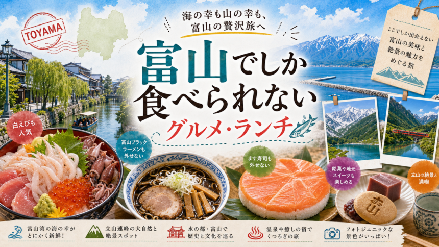 富山でしか食べられないグルメ・ランチ完全ガイド｜カテゴリ別に迷わず選ぶ