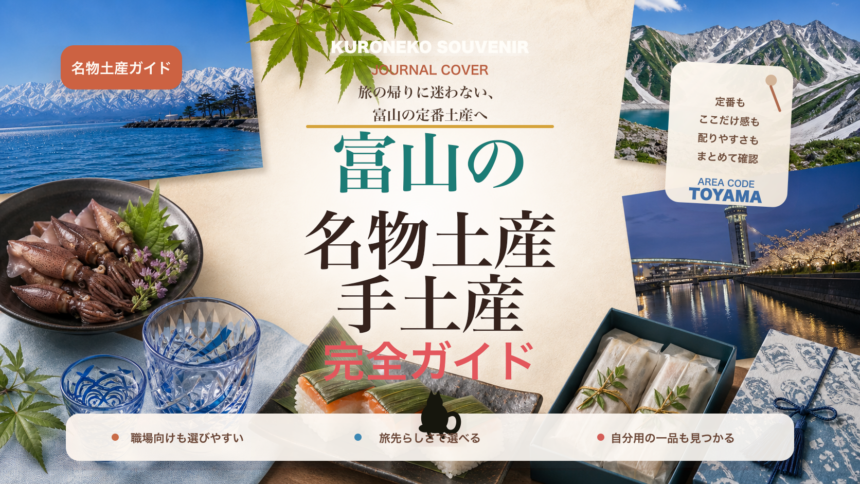 富山の名物土産・手土産おすすめ完全ガイド｜迷ったらまずこれ