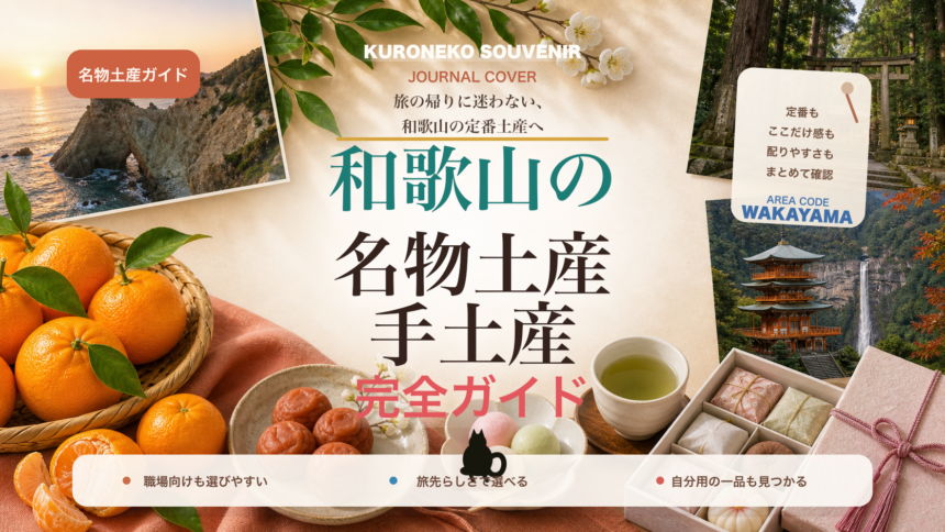 和歌山の名物土産・手土産おすすめ完全ガイド｜迷ったらまずこれ