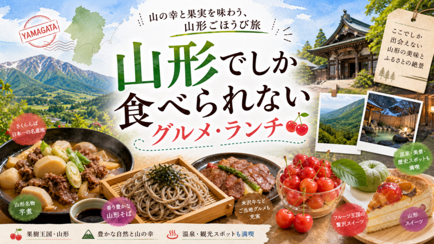 山形でしか食べられないグルメ・ランチ完全ガイド｜カテゴリ別に迷わず選ぶ