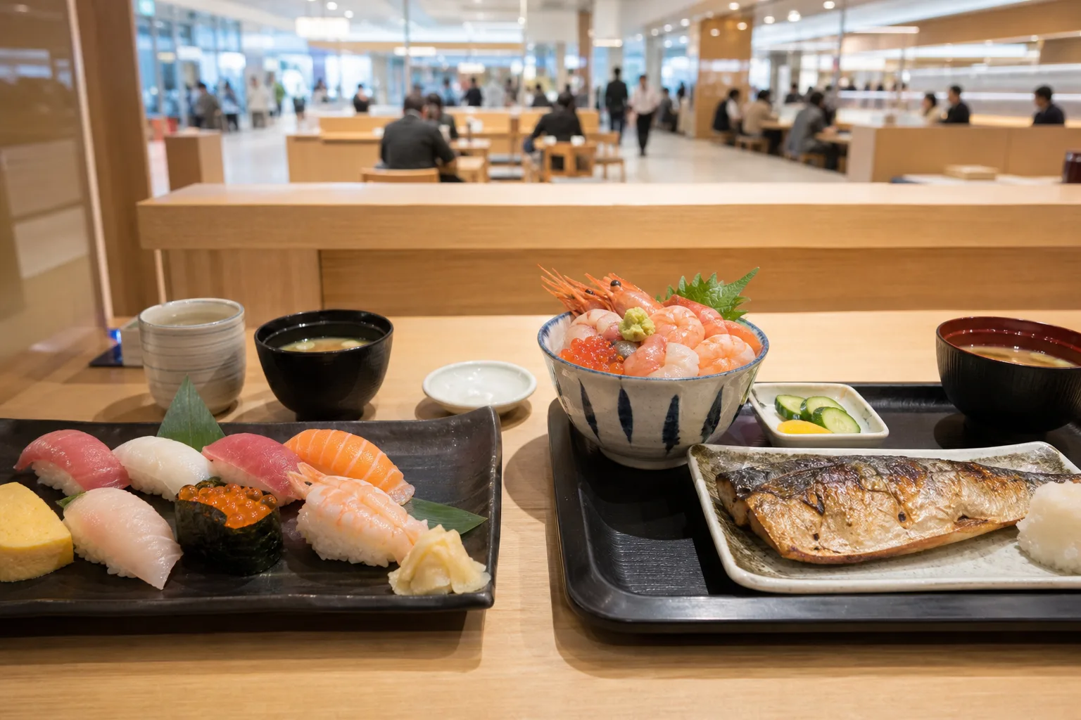 札幌ステラプレイスで寿司と海鮮丼を比較するイメージ