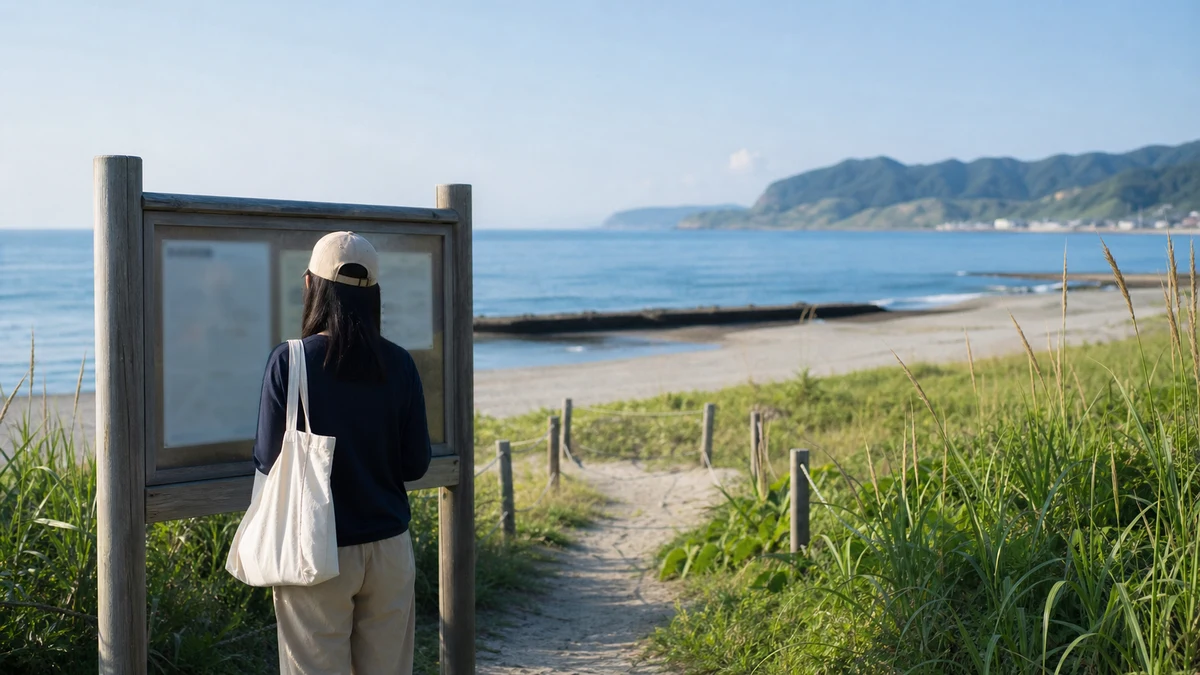 北海道の海水浴場を公式情報から確認する夏の海辺イメージ