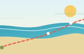 栃木から近隣県の海水浴場を選ぶ夏の海辺イメージ