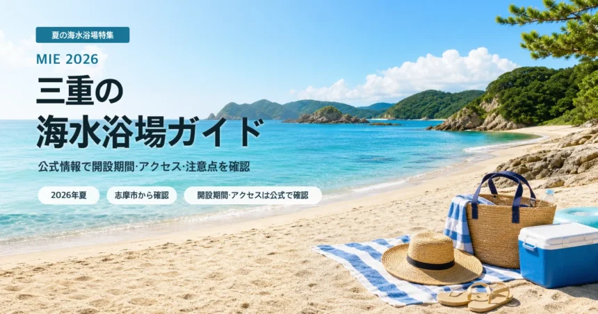 三重の海水浴場を選ぶ夏の抽象イメージ