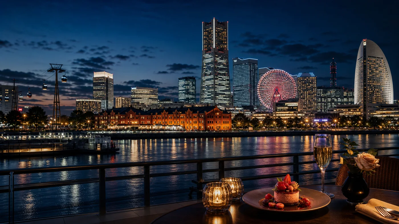 横浜みなとみらい夜景デートの3ゾーン比較図