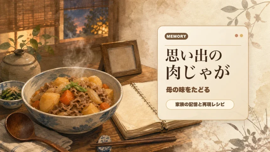 思い出の肉じゃがと母の味をたどるアイキャッチ