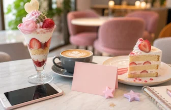Themed cafe desserts and reservation planning in Japan