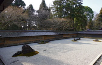 Ryoanji rock garden in Kyoto