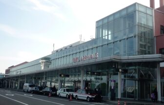 Exterior view of Nagasaki Airport terminal building