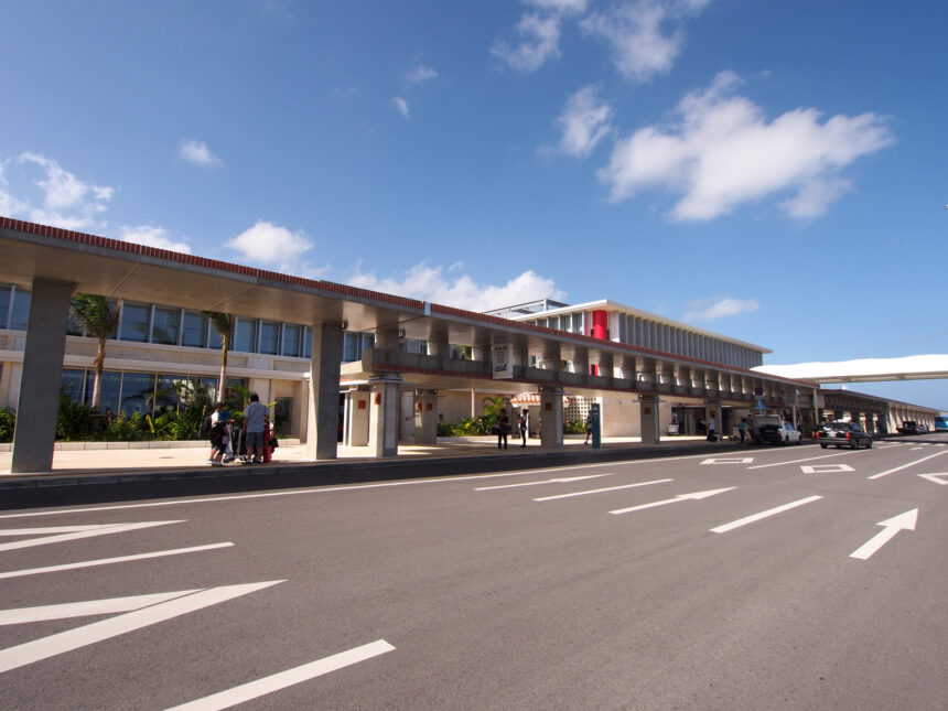 Exterior view of New Ishigaki Airport terminal