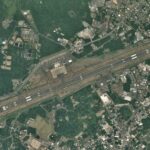 Aerial view of Hachijojima Airport
