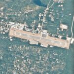 Aerial view of Niijima Airport
