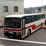 Oshima Bus vehicle at Habu Port