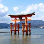 Itsukushima Shrine torii gate on Miyajima Island