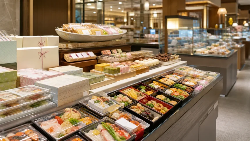 Depachika food hall bento sweets and takeout in Japan