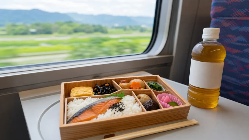 Ekiben station bento for train travel in Japan