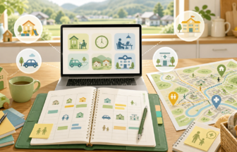 地方移住前に保育と通勤と医療の動線を確認する計画表