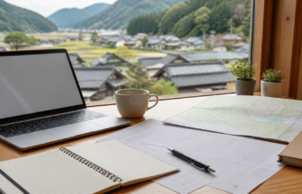地方移住の転職で求人と住まい条件を確認する机