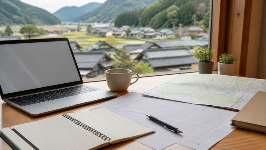 地方移住の転職で求人と住まい条件を確認する机
