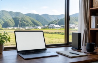 地方移住で現職テレワークを続けるためのPCと通信環境