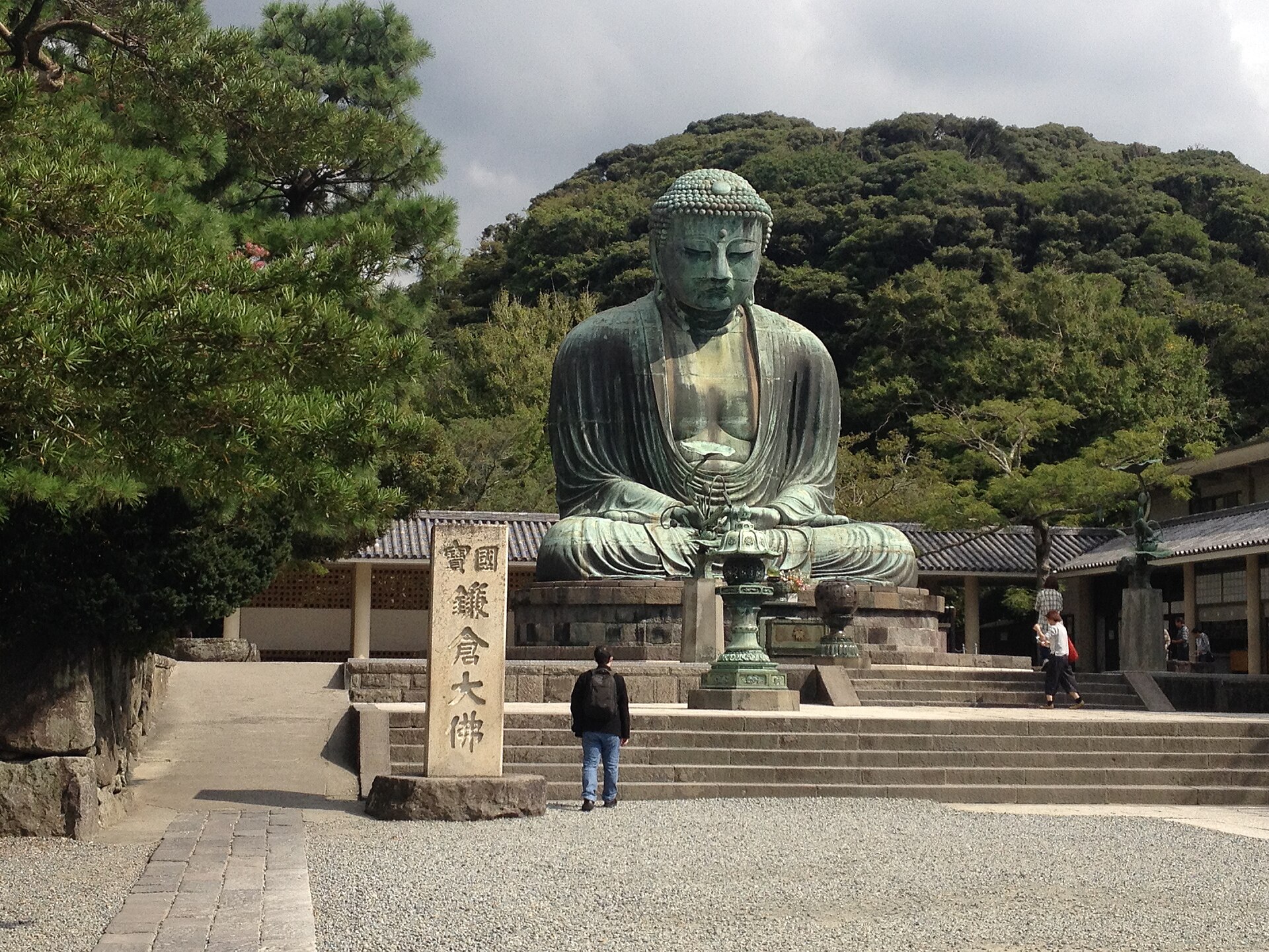 鎌倉大仏の正面