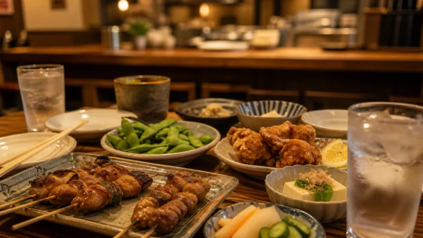 Izakaya shared plates and casual dining in Japan