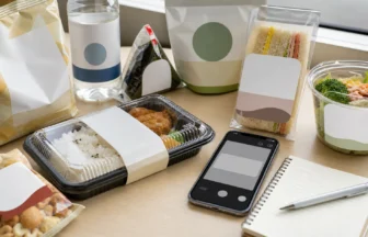 Checking Japanese packaged food labels while traveling