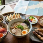 Regional Japanese foods and local food travel planning