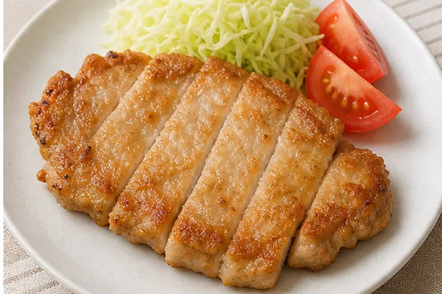 筋切りした肉を焼き物に使うイメージ