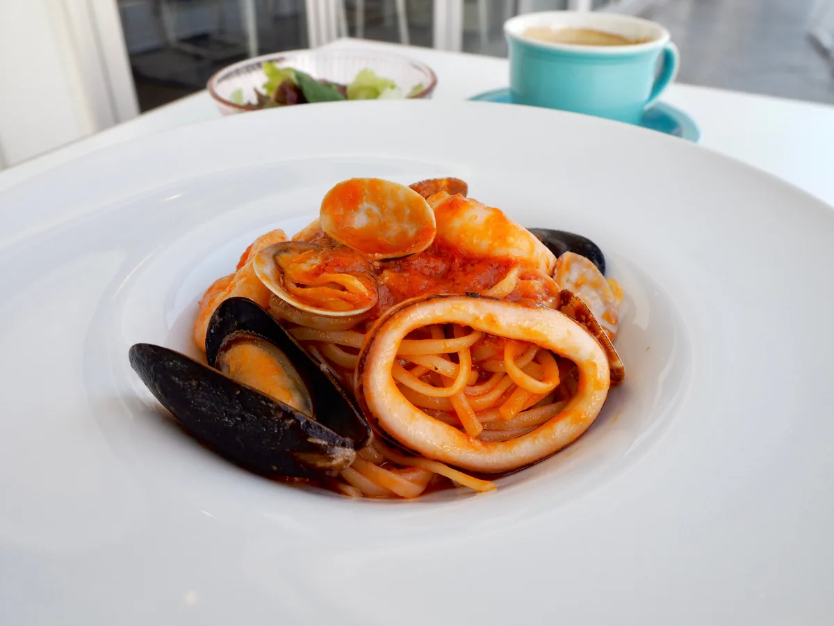 39days KOBEの魚介ペスカトーレ