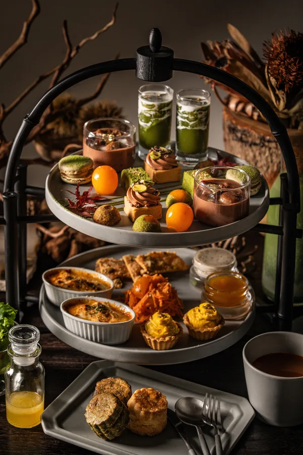 AUTUMN TONES AFTERNOON TEA（メニューの節に掲載）