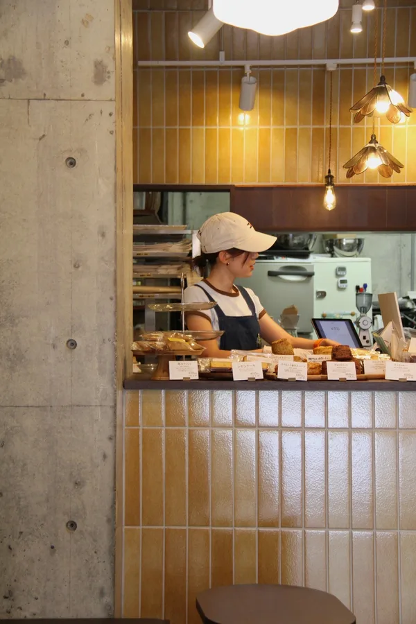 COCCO CAFE Mitaのカウンター