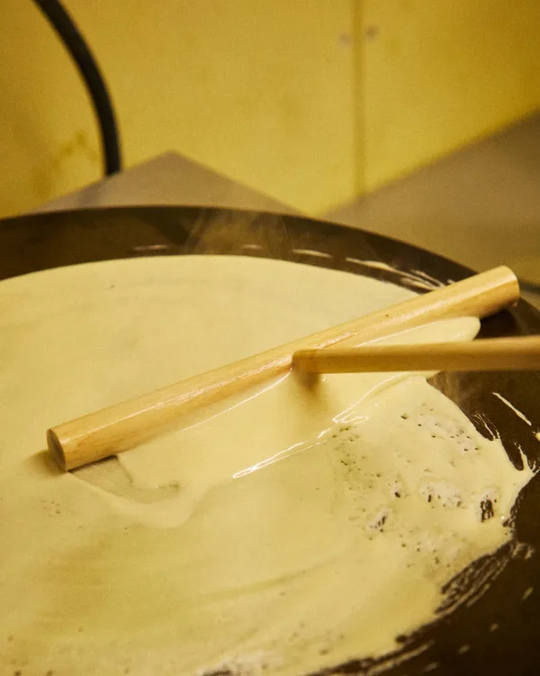 COCCO CAFE Mitaの米粉クレープ